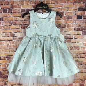 🆕🆕American Princess Green & Gold Wedding Dress